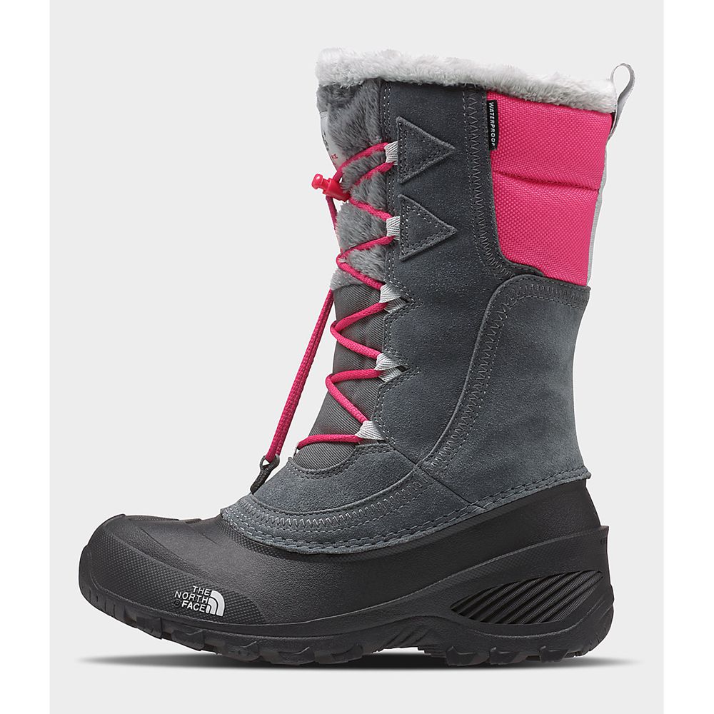 The North Face Boots Youth Australia - The North Face Shellista Lace Iv Grey Rose (FGN-931584)